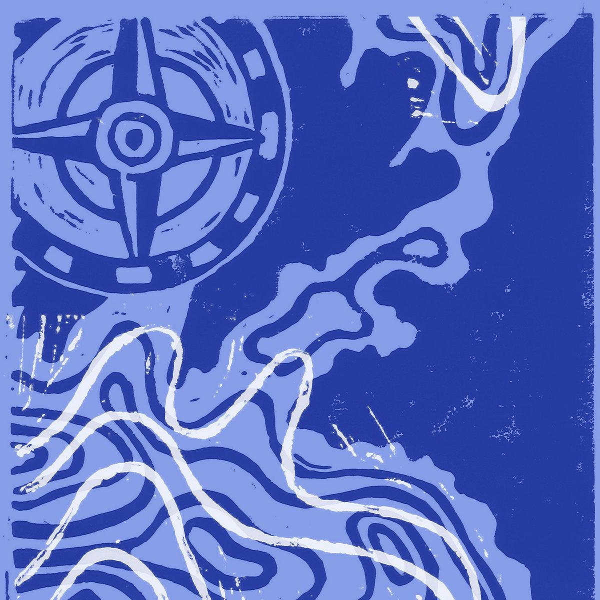 COMA REGALIA / DUCT HEARTS / CARELESS / HUMAN HANDS - Divided By Water 2x7''