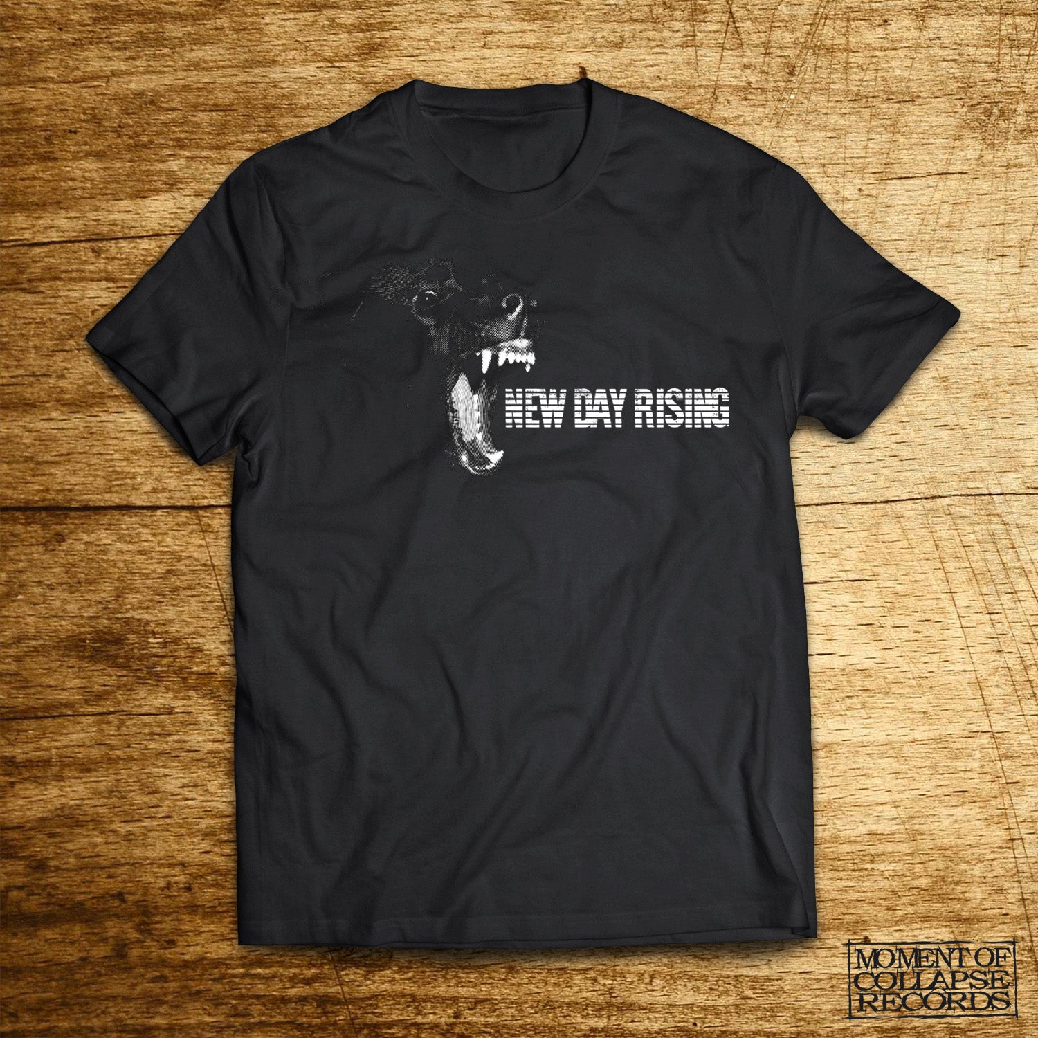 NEW DAY RISING - Dog SHIRT – Moment Of Collapse Records