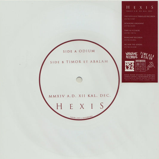 HEXIS - MMXIV. A. D. XII. KAL. DEC. Flexi 7''